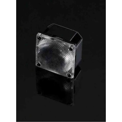 Ledil G2-ROSE-UV Series 1-Way LED Lens, Square Silicone Lens, 14 ° Spot Diffused Beam, 21.6mm Diameter F14686_G2-ROSE-UV-M