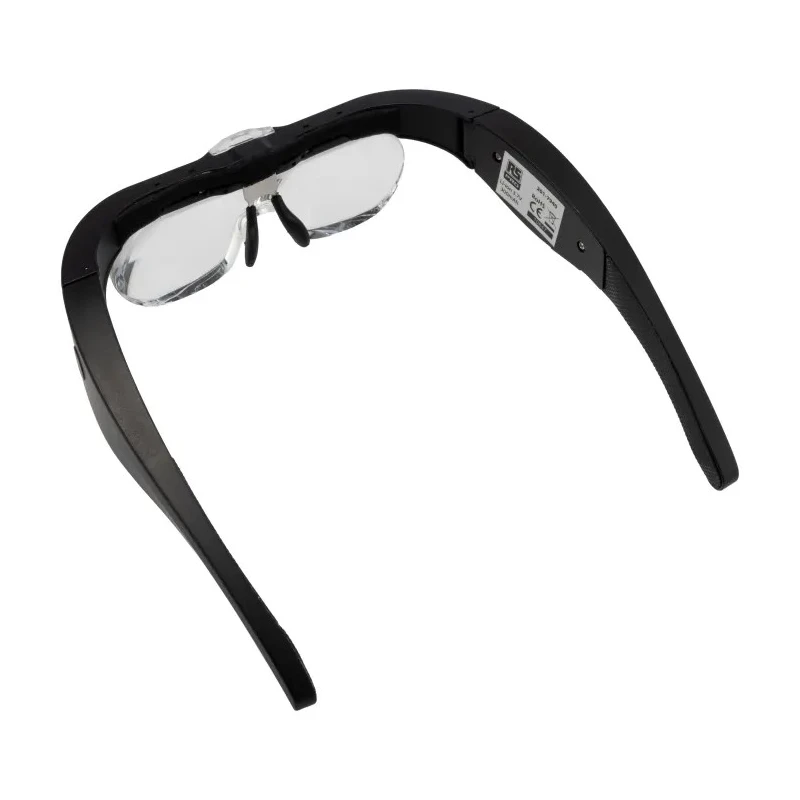 RS PRO Illuminated Magnifying Spectacle with 5x Magnification, Rechargeable Battery, LED Spotlight 201-7940