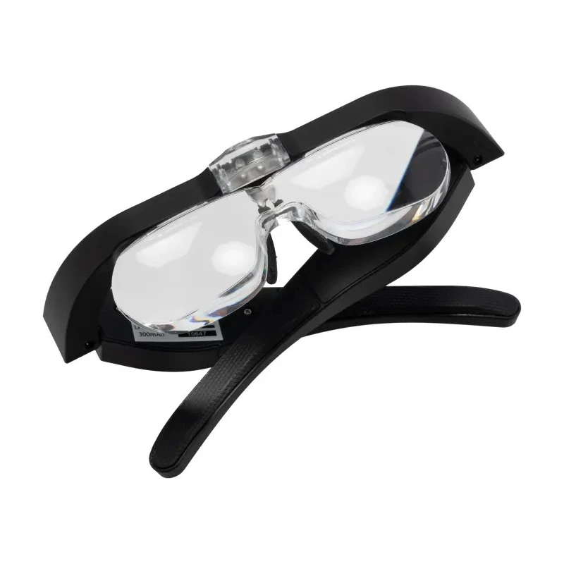 RS PRO Illuminated Magnifying Spectacle with 5x Magnification, Rechargeable Battery, LED Spotlight 201-7940