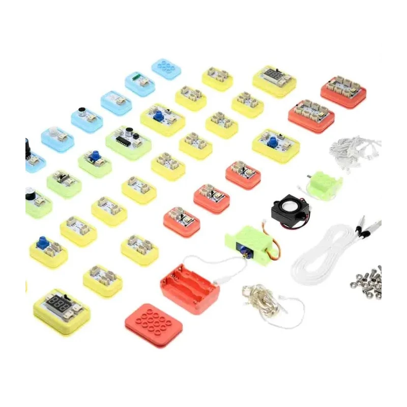 DFRobot BBC Micro:bit Add-on Coding-Free Electronic Building Blocks Parts Kit TOY0083