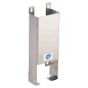 Louis Tellier Grey Steel Mask Dispenser 260 mm x 48 mm x 89 mm B01010