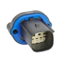 Molex MX150 Connector Housing Male Black Panel Mount 6 Way Crimp Termination 1480286001