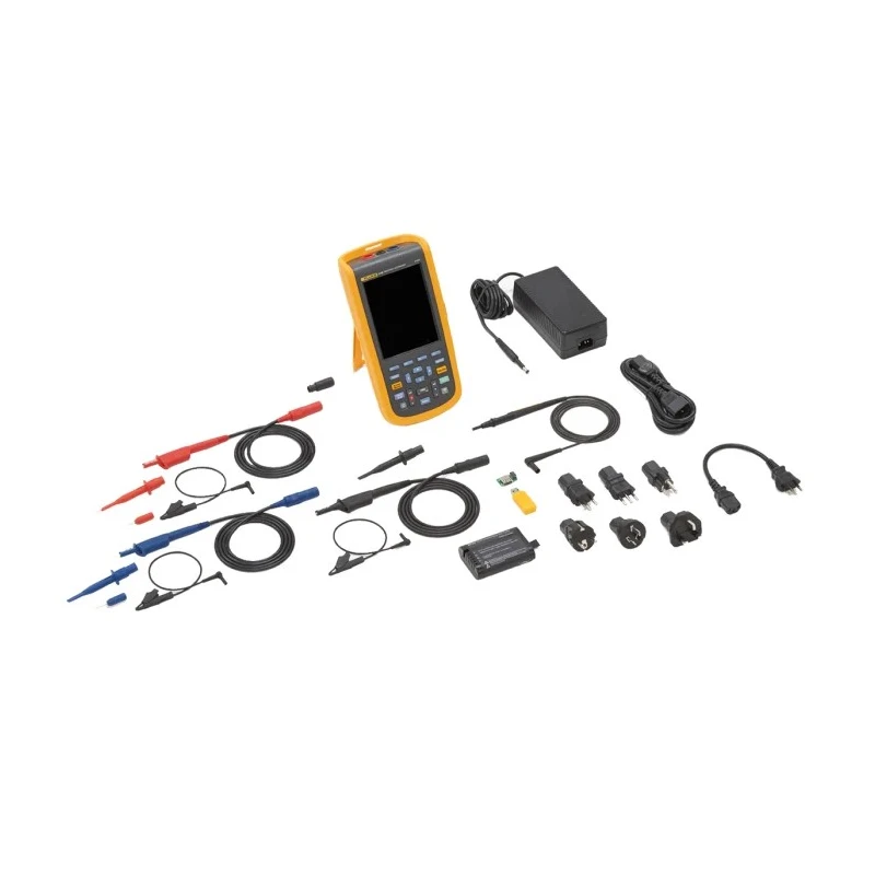 Fluke 120B Series 40 MHz Handheld Digital Oscilloscope, 2 Channels, 5.7-inch TFT Colour Display FLUKE-124B/UK