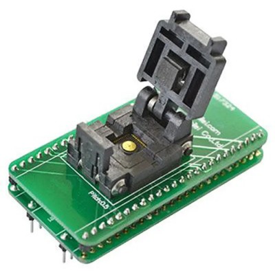 Seeit Straight Surface Mount 1.27 mm Pitch IC Socket Adapter DIP to MLF/QFN, 44 Contacts ADA-QFN44