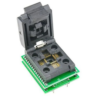 Seeit Straight Surface Mount 1.27 mm Pitch IC Socket Adapter DIP to TQFP ADA-TQFP32