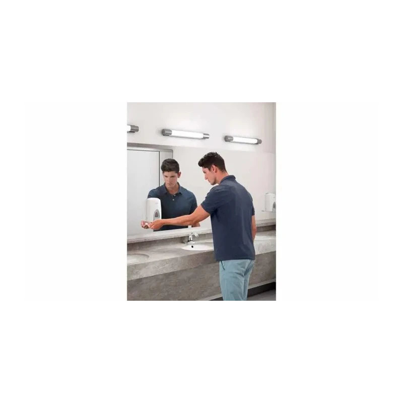 Rubbermaid Commercial Products Wall Mounted Manual Foam Soap Dispenser White Plastic 800ml FG450017