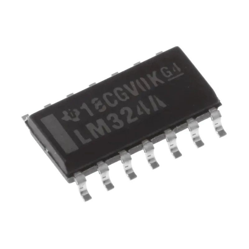 Texas Instruments Operational Amplifier 1.2 MHz Gain Bandwidth Product 14-Pin SOIC Surface Mount LM324AD