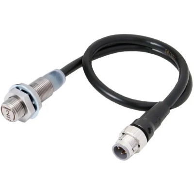 Omron Threaded Barrel Inductive Proximity Sensor M12 x 1 PNP, 30V DC, 2 mm Detection, Cable Terminal E2EW-X2B112-M1TJ 0.3M