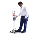 RS PRO Foot Operated Free-Standing Hand Sanitising Dispenser 1.21 m Height x 312 mm Width x 306 mm Depth 201-7831