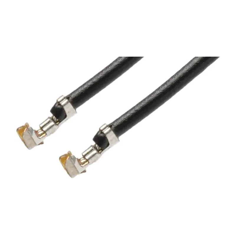 Molex Female Male Crimp Wire 75 mm Black Polyvinyl Chloride Jacket 0.14mm² 2149201211