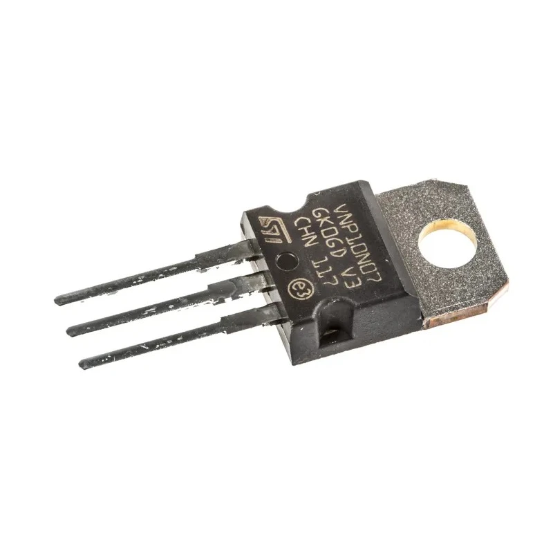 STMicroelectronics Low Side OMNIFET Fully Auto Protected Power MOSFET Power Switch IC 3-Pin TO-220 VNP10N07-E