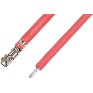 Molex Crimp Wire 0.14mm², 300 mm Length, 125V Voltage, Red Jacket, PicoBlade Connector 2149212224