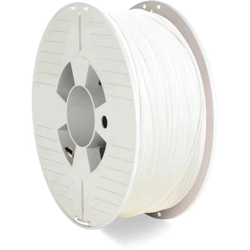 Verbatim 1.75 mm White PET-G 3D Printer Filament, 1 kg 55050