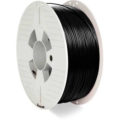 Verbatim 1.75 mm Black PET-G 3D Printer Filament, 1 kg 55052