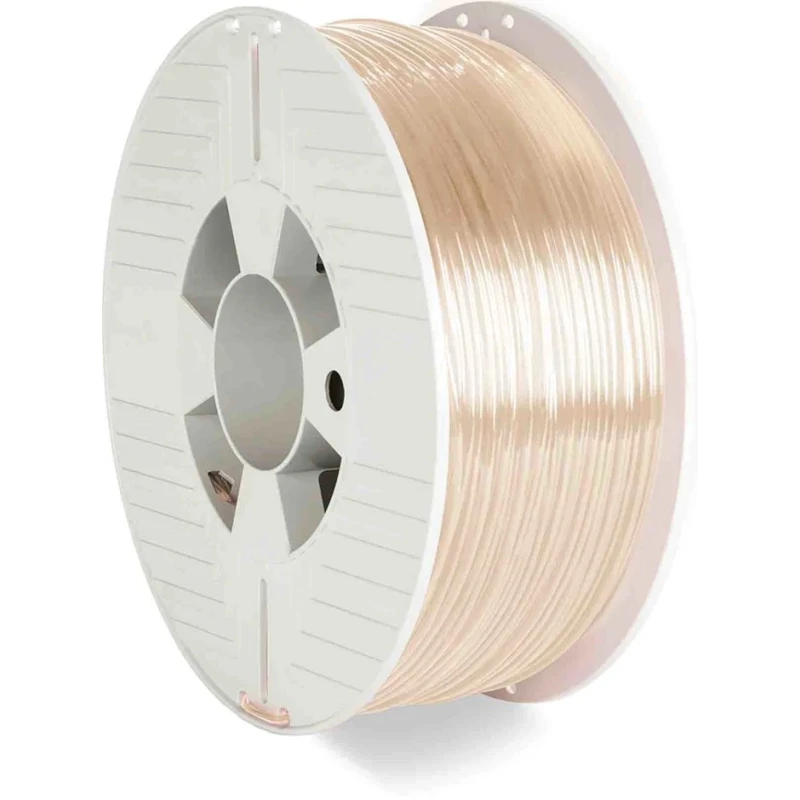 Verbatim 2.85 mm Transparent PET-G 3D Printer Filament 1 kg 55059