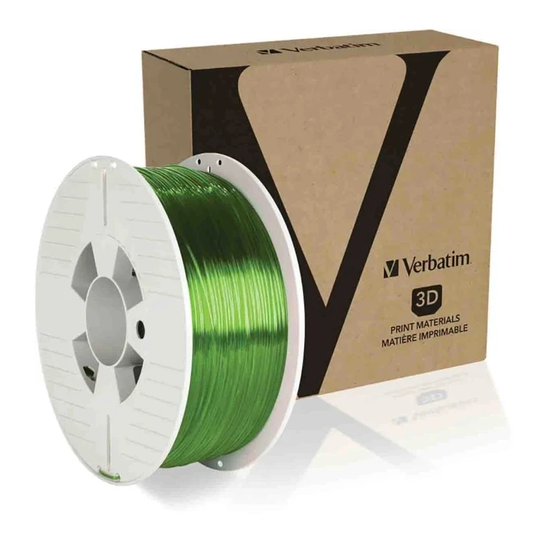 Verbatim 1.75 mm Green PET-G 3D Printer Filament 1 kg 55057