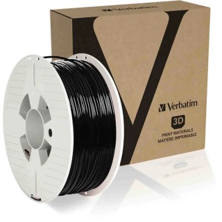 Verbatim 2.85 mm Black PET-G 3D Printer Filament 1 kg 55060