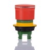 Eaton Emergency Stop Push Button Head M22 Series, Pull Release, Illuminated, 30 mm Diameter 197537 M22-PVL30