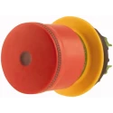 Eaton Emergency Stop Push Button Head M22 Series, Pull Release, Illuminated, 30 mm Diameter 197537 M22-PVL30