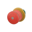 Eaton M22 Series Emergency Stop Push Button Head, Twist Release, Mushroom Style, Illuminated, 30mm Diameter 197538 M22-PVLT30