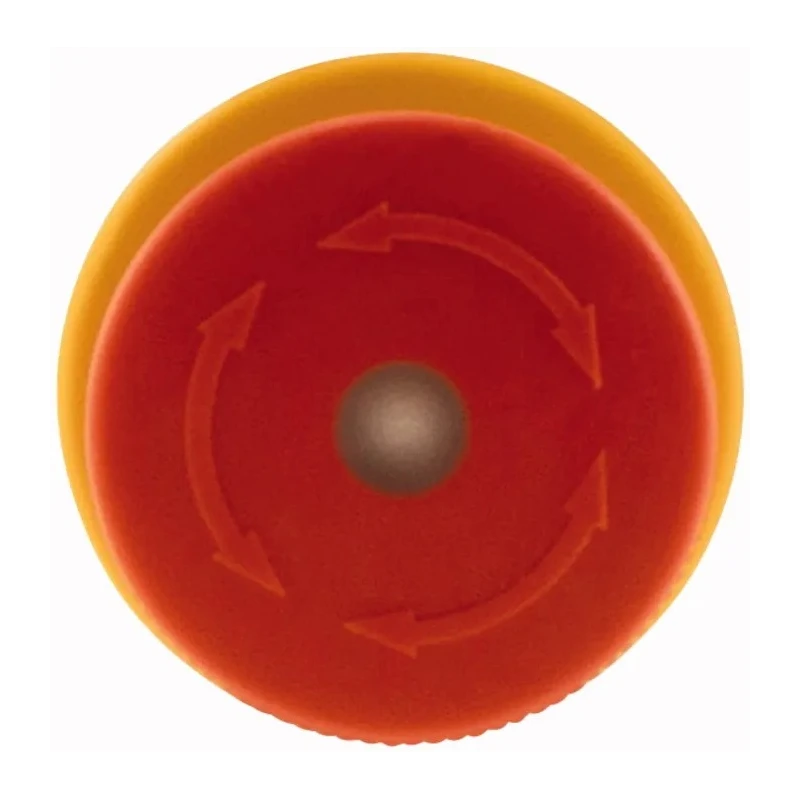 Eaton M22 Series Emergency Stop Push Button Head, Twist Release, Mushroom Style, Illuminated, 30mm Diameter 197538 M22-PVLT30