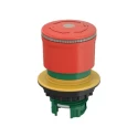 Eaton M22 Series Emergency Stop Push Button Head, Twist Release, Mushroom Style, Illuminated, 30mm Diameter 197538 M22-PVLT30