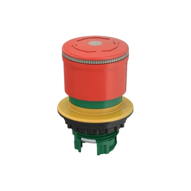 Eaton M22 Series Emergency Stop Push Button Head, Twist Release, Mushroom Style, Illuminated, 30mm Diameter 197538 M22-PVLT30