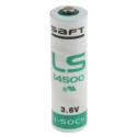 Saft LS14500 Lithium Thionyl Chloride AA Battery 3.6 V, 2.6 Ah, Non-Rechargeable, Industrial Grade LS14500