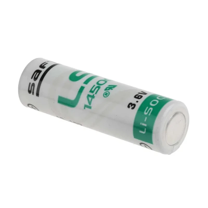 Saft LS14500 Lithium Thionyl Chloride AA Battery 3.6 V, 2.6 Ah, Non-Rechargeable, Industrial Grade LS14500