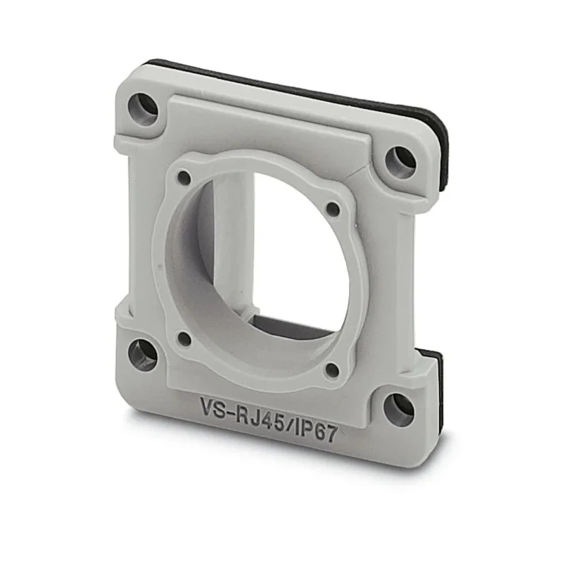 Phoenix Contact Panel Mount Frame for Keystone Modular Socket Inserts VS-08-A-/MOD-1-IP 67, Plastic Grey Connector RJ45