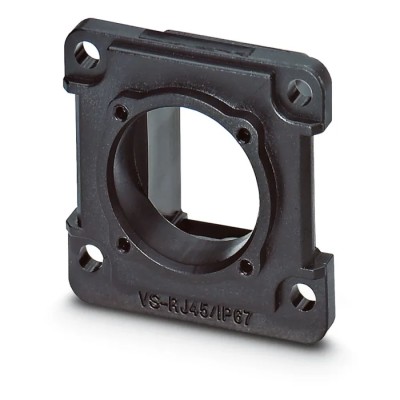 Phoenix Contact Panel Mount Frame for RJ45 Socket Inserts VS-08-A-RJ45/MOD-1-IP67-BK 1658642