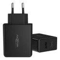 Ansmann 2 Output USB Type C AC/DC Adapter EU Plug 20V DC Output 3A 45W HC245PD 1001-0095