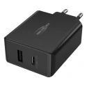 Ansmann 2 Output USB Type C AC/DC Adapter EU Plug 20V DC Output 3A 45W HC245PD 1001-0095