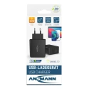 Ansmann 2 Output USB Type C AC/DC Adapter EU Plug 20V DC Output 3A 45W HC245PD 1001-0095