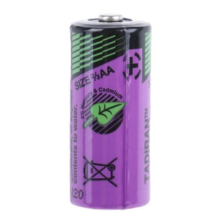 Tadiran Lithium Thionyl Chloride 3.6 V 2/3 AA Battery 1.1 Ah Diameter 14.7 mm SL-561S