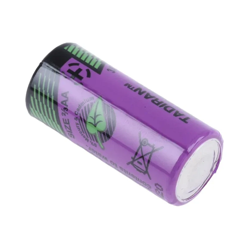 Tadiran Lithium Thionyl Chloride 3.6 V 2/3 AA Battery 1.1 Ah Diameter 14.7 mm SL-561S