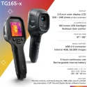 FLIR TG165 USB 2.0 Thermal Imaging Camera 300 °C, 80 x 60 Pixel Detector Resolution FLIR TG165-X