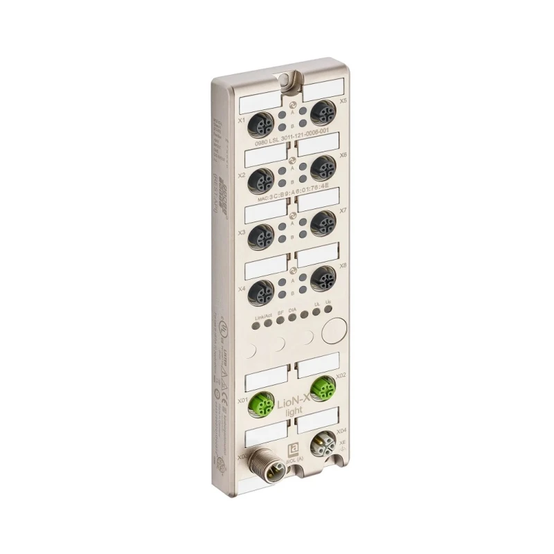 Lumberg Automation I/O Module 12 Port IO-Link, Die Cast Zinc Housing, IP69K/IP67/IP65 935701004 0980 LSL 3311-121-0006-008