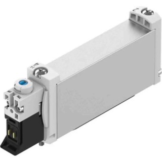 Festo 5/2 Monostable Electric Solenoid Valve 24V, Manifold Mount, Nitrile Rubber Seal VUVG-B14-M52-MZT-F-1P3