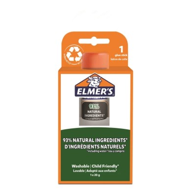 Elmer's 25 mm Pure Glue Stick, 20 g, Acid-Free, Photo Safe, PVC Free 2136691