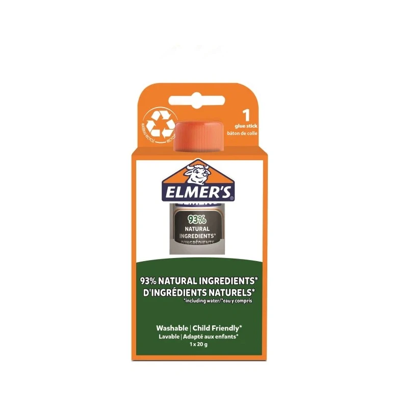 Elmer's 25 mm Pure Glue Stick, 20 g, Acid-Free, Photo Safe, PVC Free 2136691
