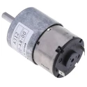 Nidec Components Geared DC Geared Motor 24V DC 59 Ncm Torque 22 RPM 6 mm Shaft Diameter HG37-200-AB-00