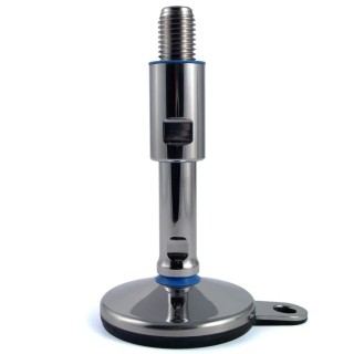 RS PRO Stainless Steel M30 100 mm Diameter Adjustable Foot, 2500 kg Static Load Capacity, 15 ° Tilt Angle 237-8187