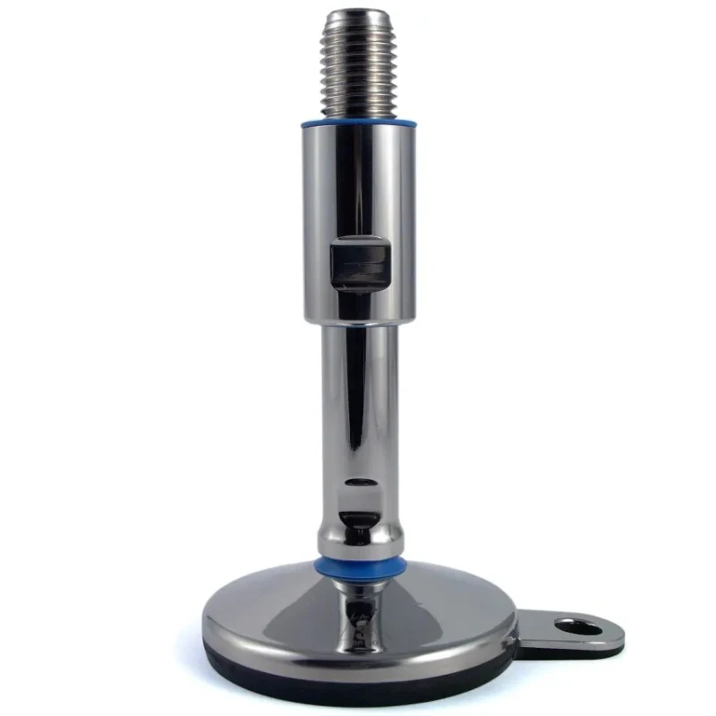 RS PRO Stainless Steel Adjustable Foot M12 Thread, 60 mm Diameter Base, 1000 kg Static Load Capacity, 15 ° Tilt 237-8188
