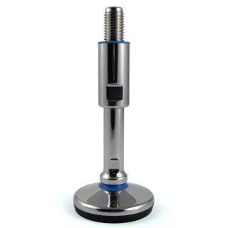 RS PRO Stainless Steel Adjustable Foot M24 Thread Size 100 mm Base Diameter 2500 kg Static Load Capacity 15° Tilt 237-8193