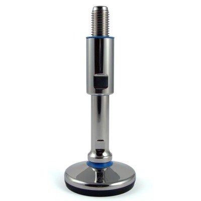 RS PRO M16 80 mm Diameter Stainless Steel Adjustable Foot, 2000 kg Static Load Capacity, 15 ° Tilt Angle 237-8201