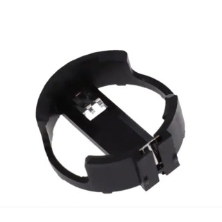 RS PRO 2032 Battery Holder Polyamide 66 Body Leaf Spring Termination Through Hole Mount 8mm Height 20mm Diameter 237-8254