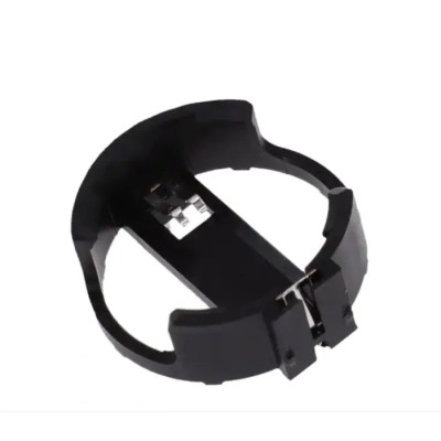 RS PRO 2032 Battery Holder Leaf Spring Polyamide 66 Body Through Hole Mount 237-8255