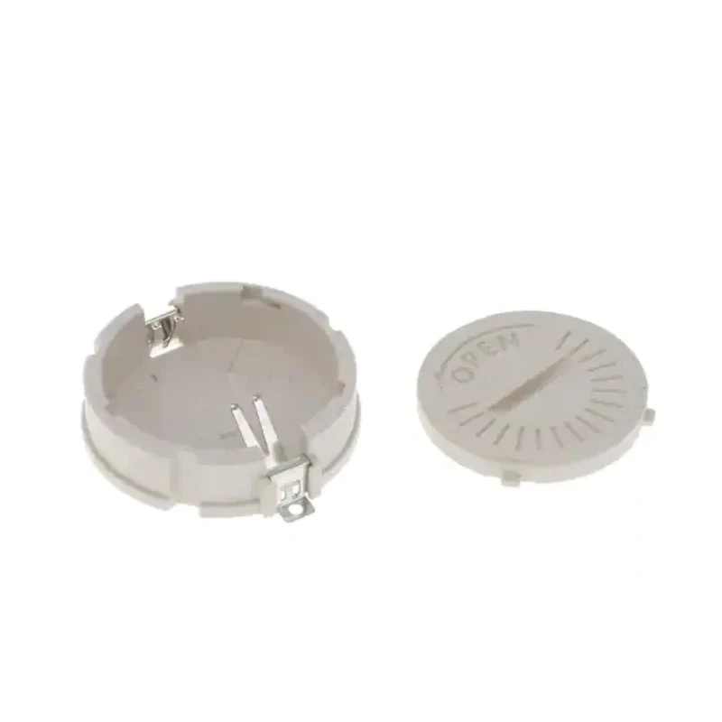 RS PRO Battery Holder for CR2450 Cell Surface Mount High Temperature Thermoplastic Leaf Spring Termination CR2450