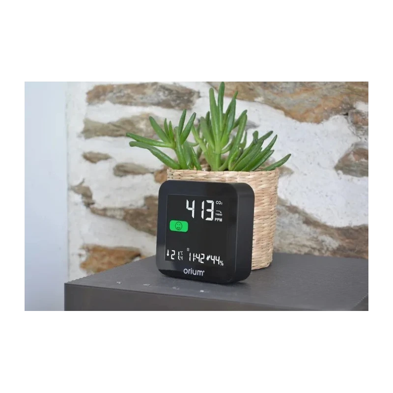 Orium Quaelis 14 CO2 Sensor 50 °C Operating Temperature, 99 %RH Max, Rechargeable Battery USB Powered 11325